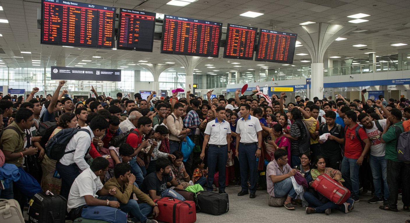 Indigo Flights Delayed in UP, Passengers Furious, Major Commotion; Company Apologizes