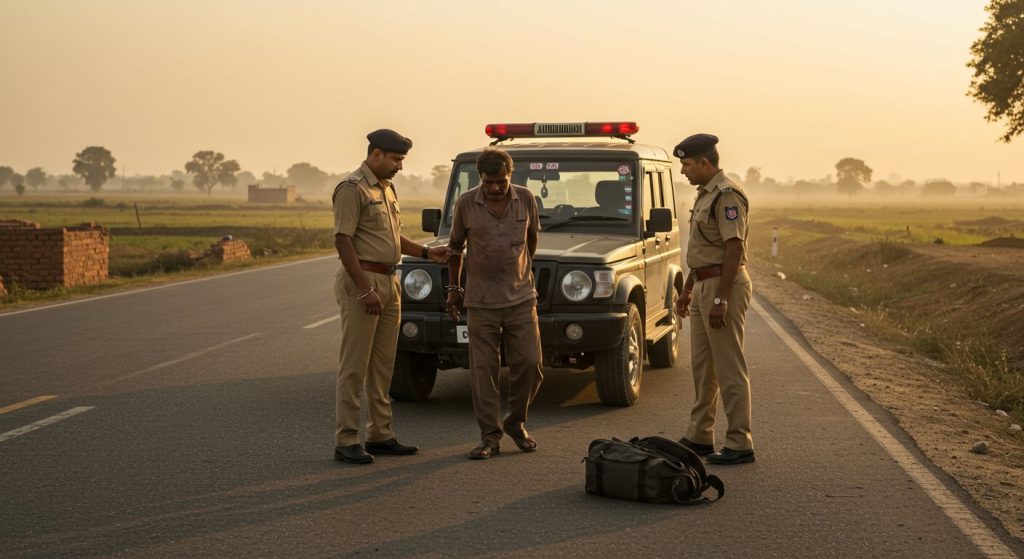 Major Success of Operation Black Crystal: Mumbai Drug Trafficker Hiding in Basti Apprehended in Gorakhpur!
