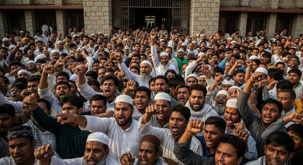 Anger Erupts in UP Over Objectionable Remark: Hundreds Gherao Police Station After Friday Prayers, Massive Protest
