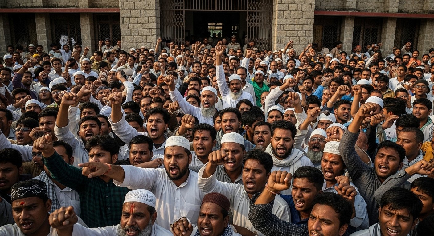 Anger Erupts in UP Over Objectionable Remark: Hundreds Gherao Police Station After Friday Prayers, Massive Protest