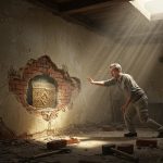 A mystery emerged from the wall of a 100-year-old house! During renovation, the owner saw something that left them stunned.