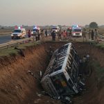 Tragic Accident on Agra-Lucknow Expressway: Sleeper Bus Overturns into 30-Foot Deep Ditch, 15 Injured
