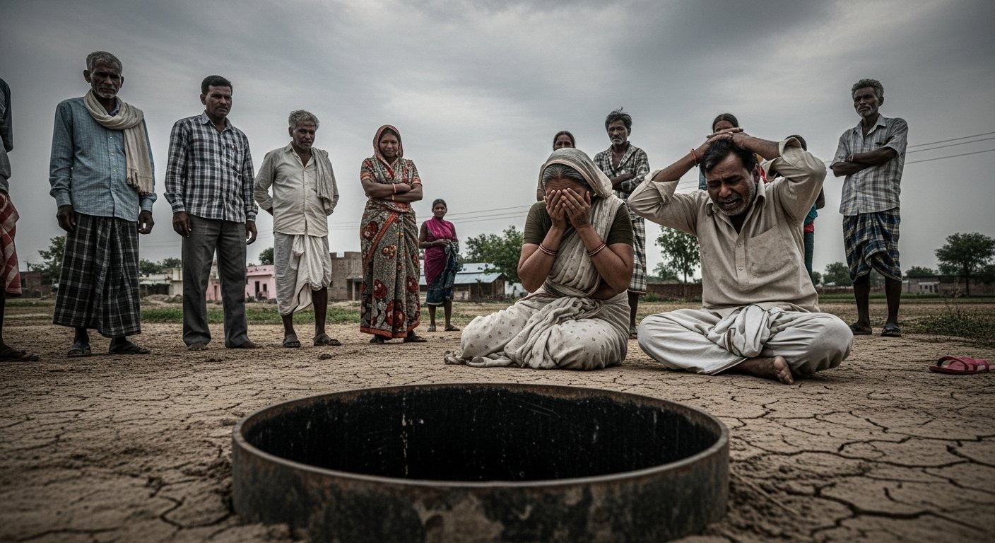 Tragic Accident: Child Who Disappeared After Returning From School Found Dead In Submersible Borewell After 36 Hours