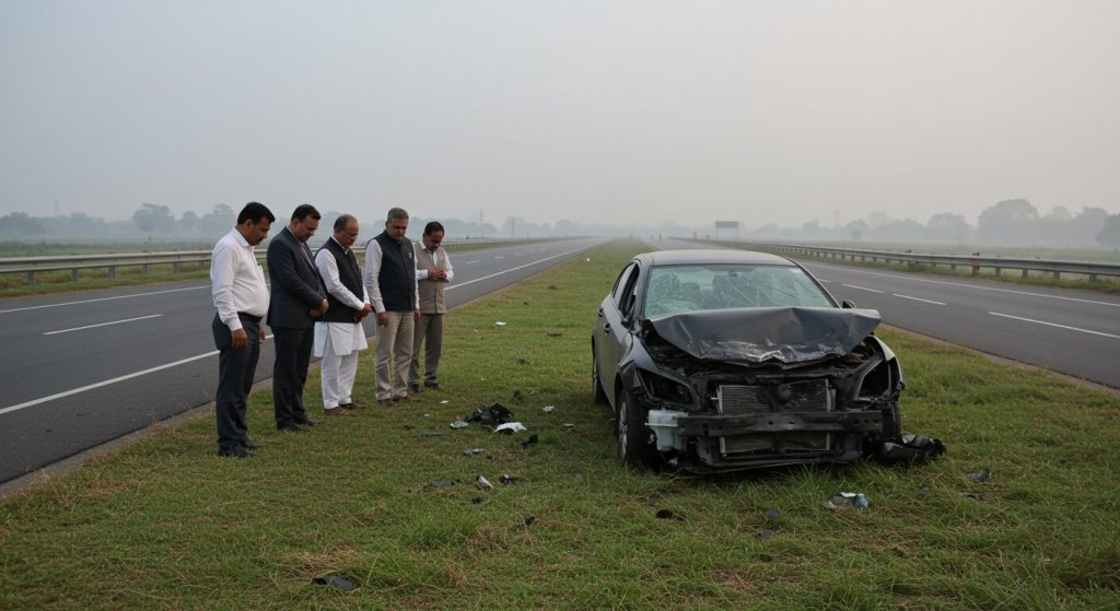 Tragic accident on expressway: SDM posted in Agra dies, wave of grief in administration