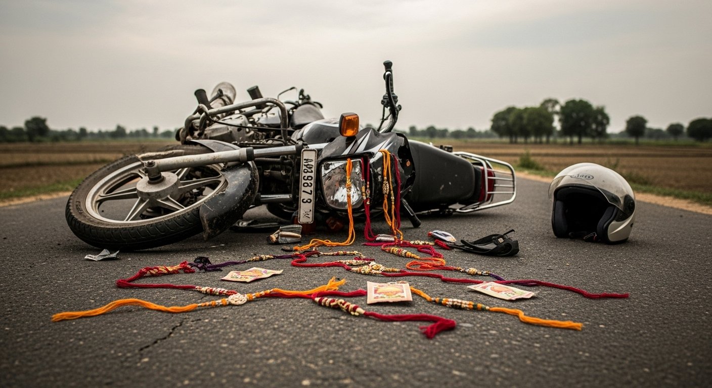 Rakhi Festival Turns Tragic: Three Young Motorcyclists Killed in Horrific Fatehpur Accident