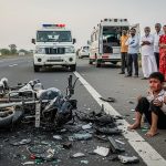 Horrific Crash on Assam Highway in Pilibhit: Bike-Borne Parents Killed, 8-Year-Old Son Critically Injured