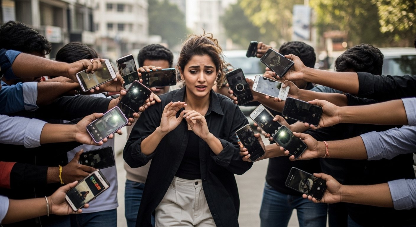 Akshay Kumar's niece Naomika Saran surrounded by paparazzi: Paps rushed with phones, users said, 'Jaya Bachchan is the one for them'.