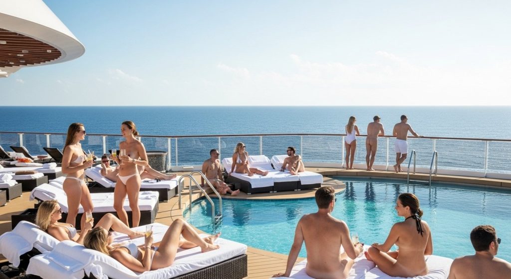 Astonishing Ship: People travel nude on a 4.3 million ticket!