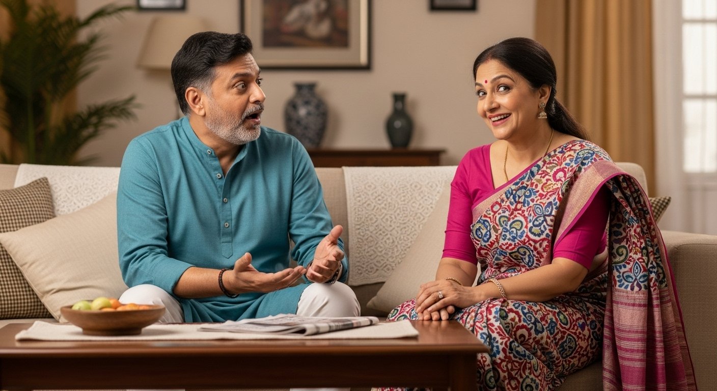 When the husband asked, 'Shall we hire a maid for work?', the wife's reply made people burst into laughter!