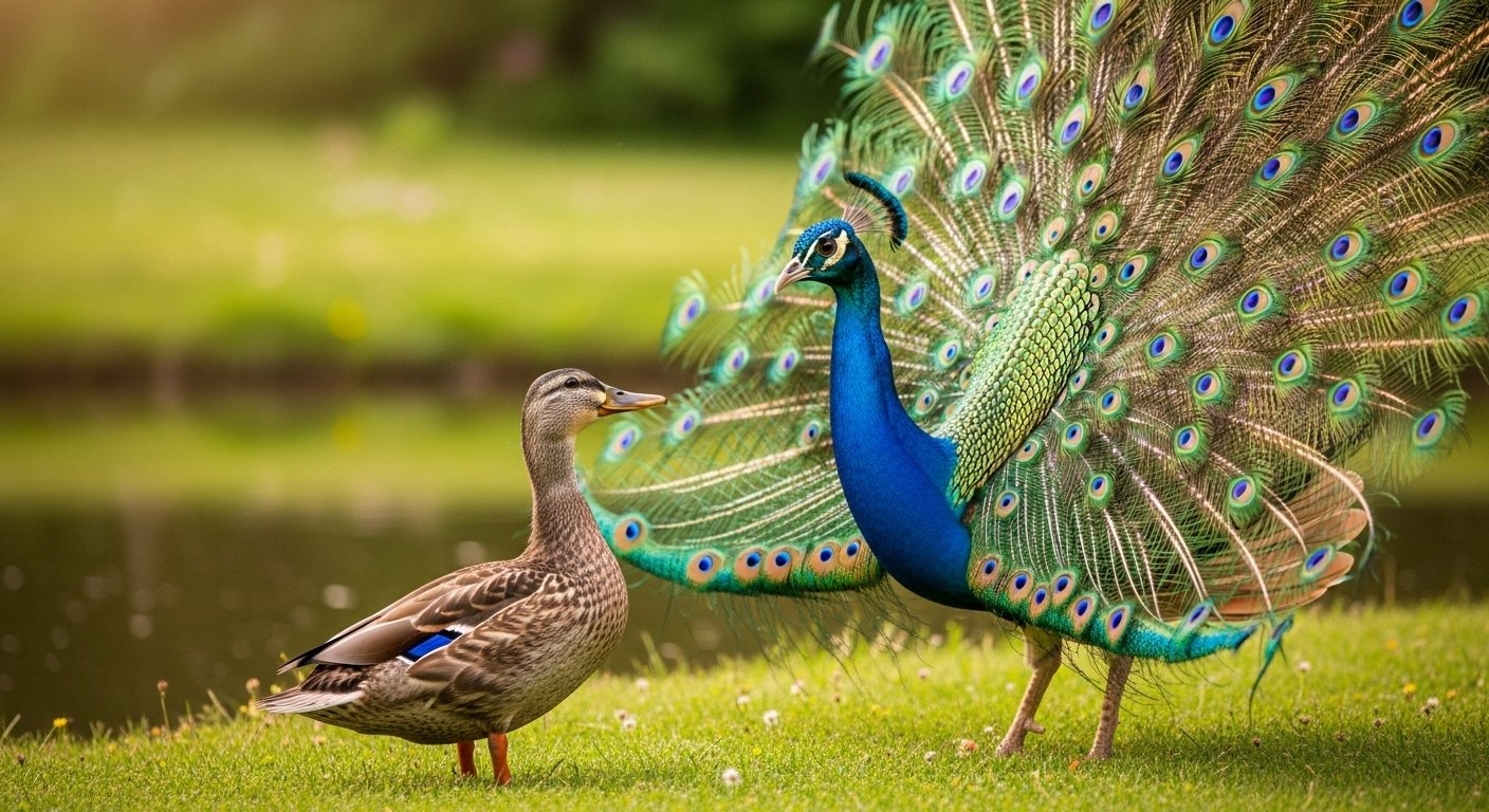 When Peacock Mistook Duck For Peahen: Wedding Night Outcome Left People Rolling With Laughter!
