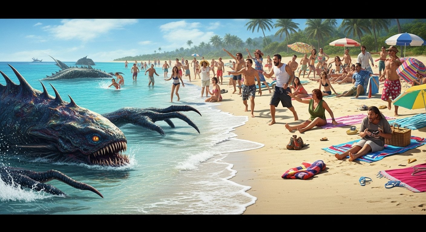 Terrifying Creature Found on Beach, Causes Panic Among Holidaymakers!