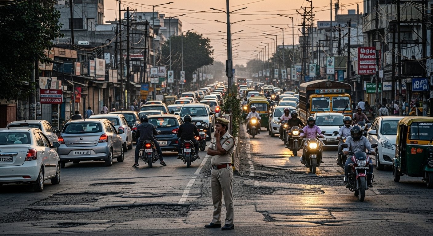50% Accidents on Ghaziabad's 15 'Dangerous' Roads: Traffic Police Cite Key Reasons and Shortcomings