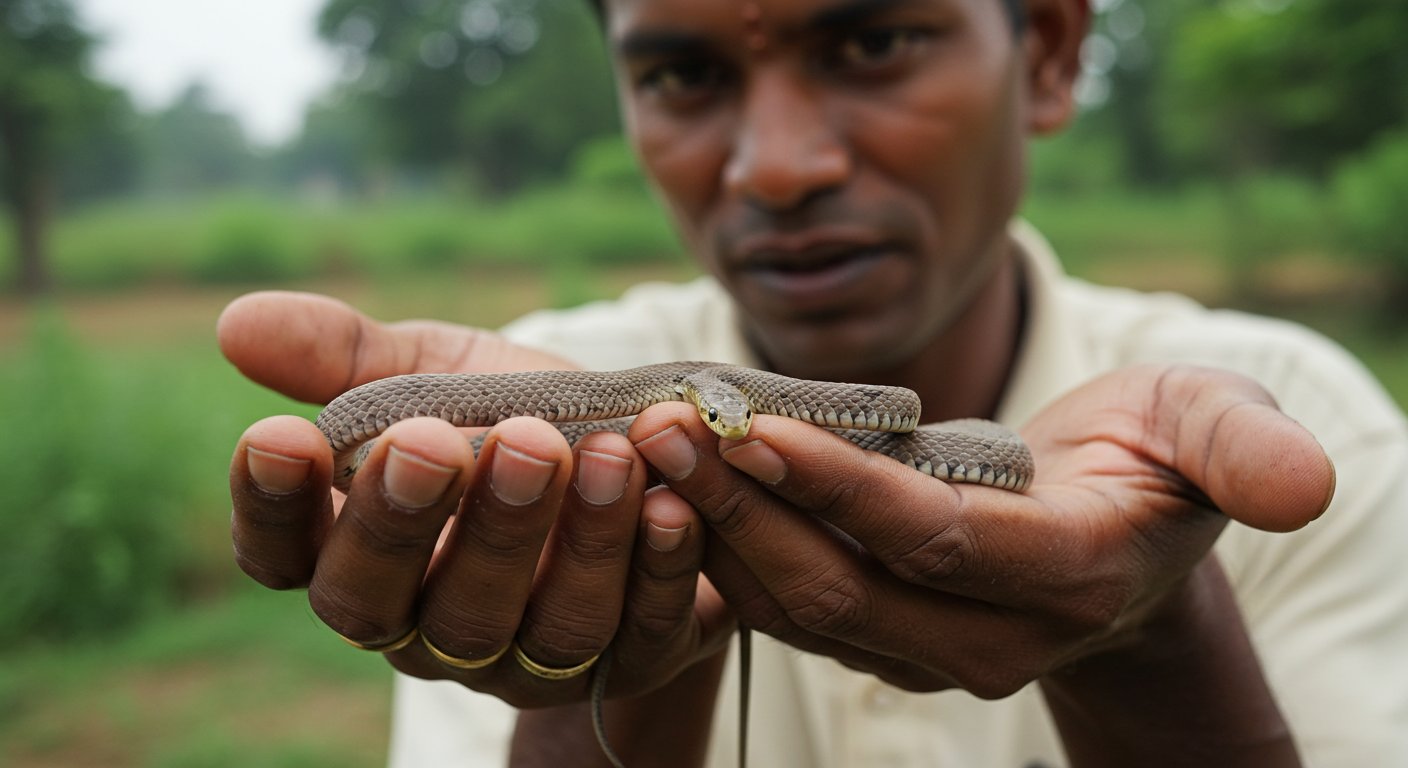 Man Catches Small Venomous Snake, Reveals Its Dangerous Reality and Shocking Details