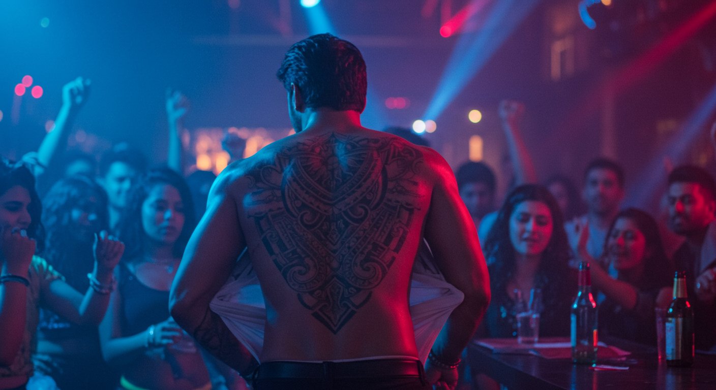 Tattoo of a man dancing in a bar revealed a shocking secret: The truth will blow your mind!