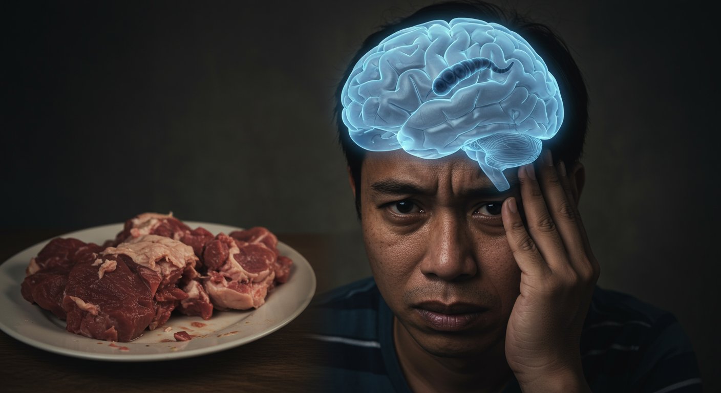 Dangerous Mistake of Eating Undercooked Meat: Worm Entered Brain, Man's Condition Serious