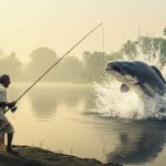Sudden Commotion in Water, 9-Foot 'Monster' Stuns Fisherman!