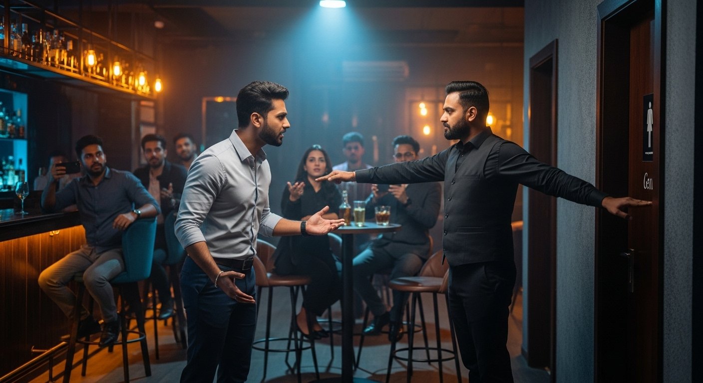 Man Denied Toilet Access at Bar, Sparking Uproar and Social Media Outrage!