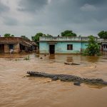 Flood Havoc in Chambal: Crocodiles Enter Homes, Schools and Houses Submerged, Villages Evacuated