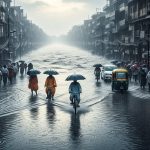 Torrential Rain Wreaks Havoc in Moradabad: 93.4 mm Pours in 15 Hours, Ramganga-Gagan Rivers in Spate, Pictures Go Viral!