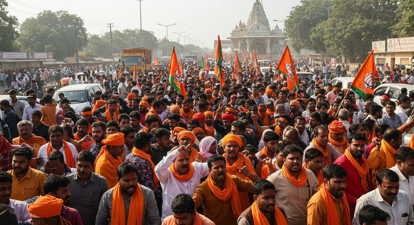 Major dispute over religious site in Pilibhit: Hindu organizations create uproar, attempt to block highway