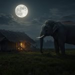 Nepalese Elephant's Night Rampage in Pilibhit: Paddy Trampled, Huts Demolished, Terror in Village
