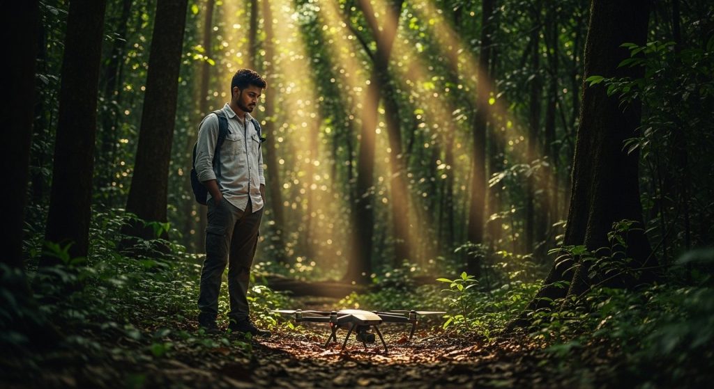 Flying Drone in Pilibhit Tiger Reserve Proved Costly: Youth Fined One Lakh Rupees, Know the Full Story