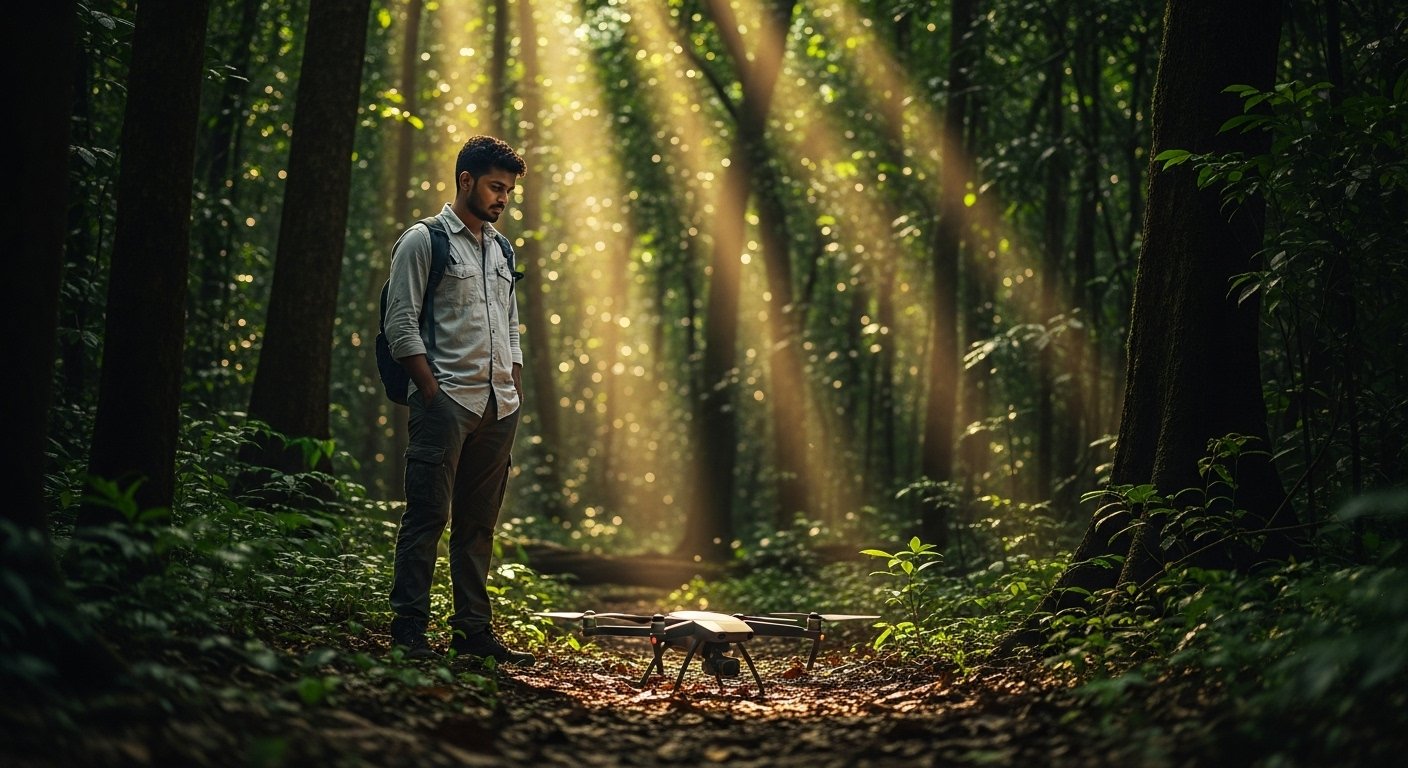 Flying Drone in Pilibhit Tiger Reserve Proved Costly: Youth Fined One Lakh Rupees, Know the Full Story