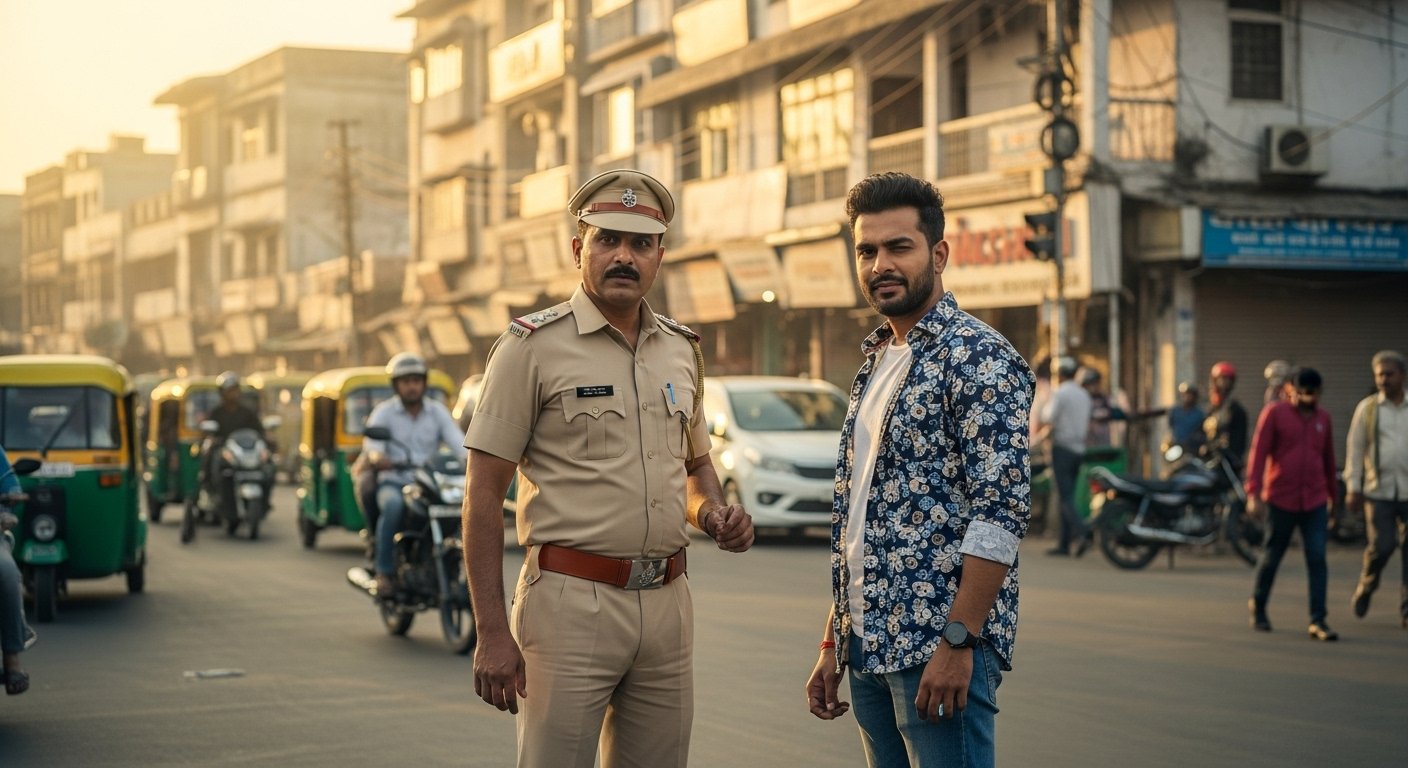 Man Stopped by Police at Intersection, His 'Hilarious' Reply Amazed Everyone!