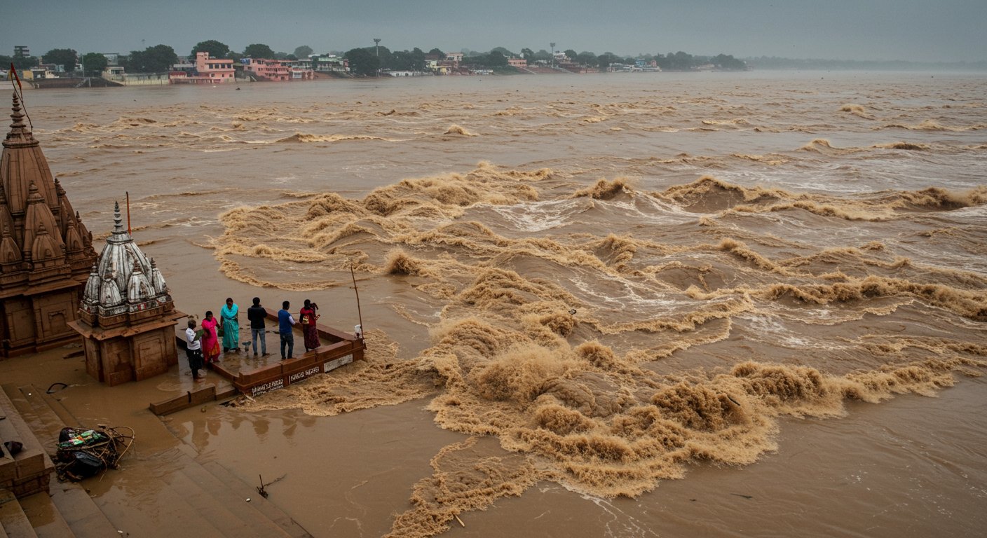 Raging Ganga-Yamuna in Prayagraj: People Terrified, Will the 1978 Record Be Broken?