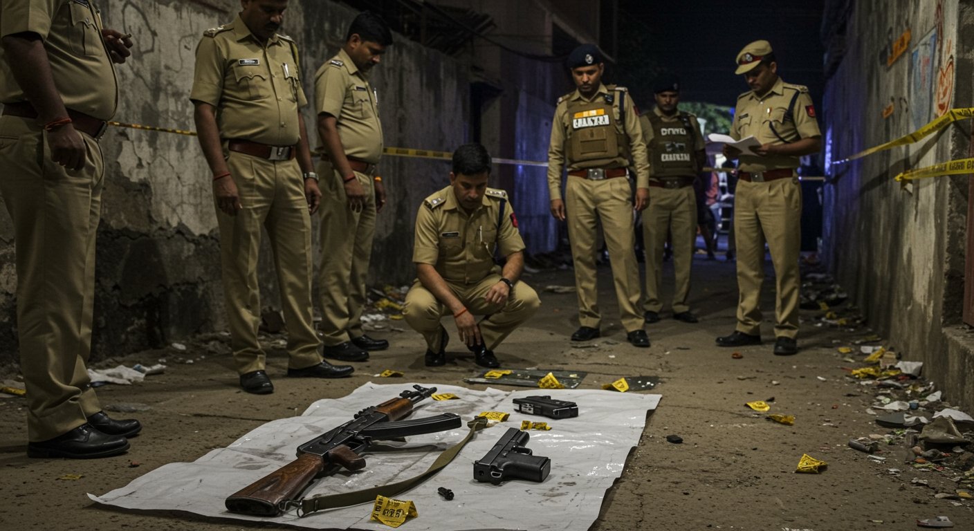 Major Police Action in Prayagraj: Jharkhand's Notorious Mafia Chhotu Singh Killed in Encounter, AK-47 and Pistol Recovered