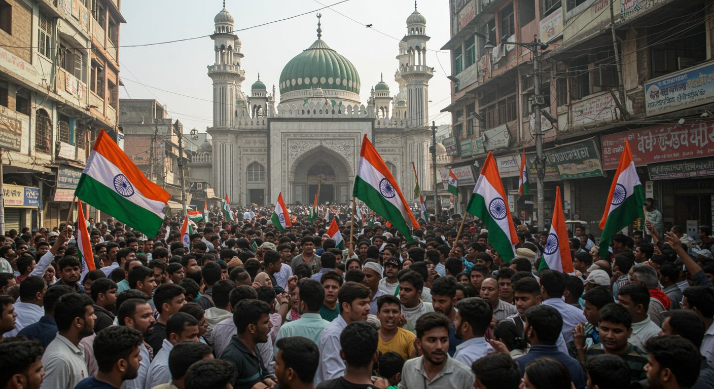Major Ruckus During Tiranga Yatra in Prayagraj: Commotion Over Stopping DJ Near Mosque, Allegation of Flag Tearing, 11 Identified