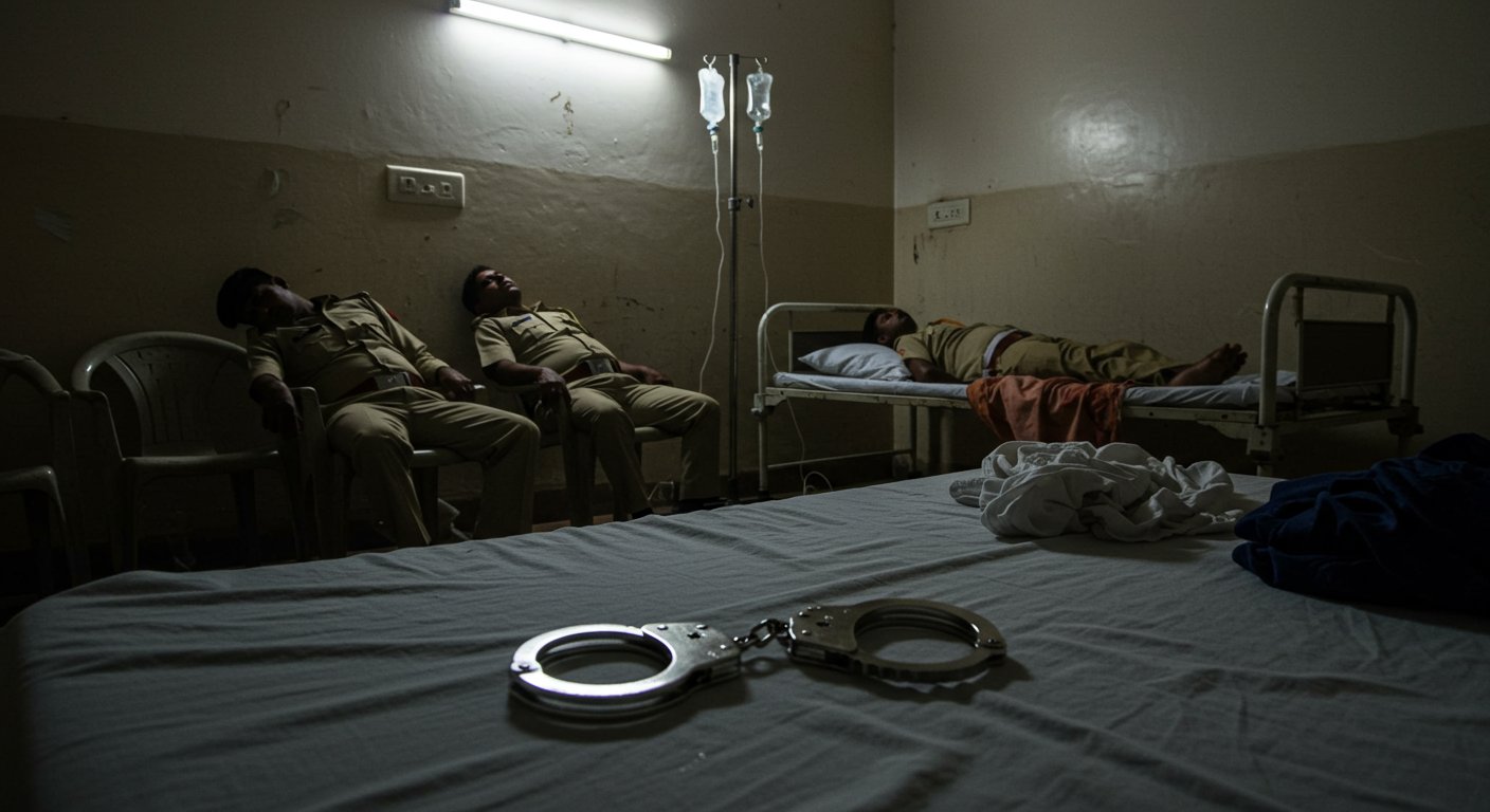 UP: Dreaded Accused Slips Handcuffs, Escapes As Guards Sleep Deeply In Hospital