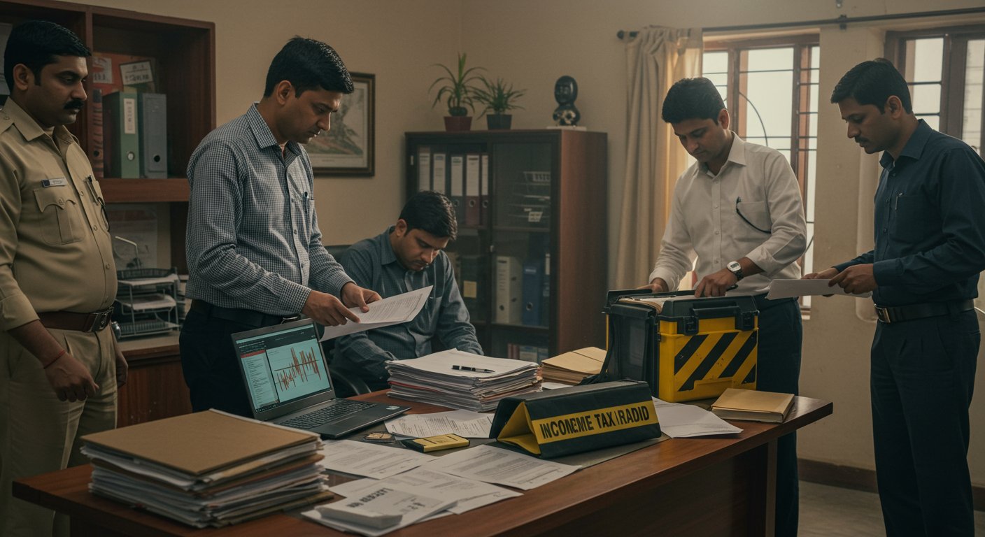 Major fraud uncovered in tax refunds of security forces personnel in UP, Income Tax Department's rapid raids continue.