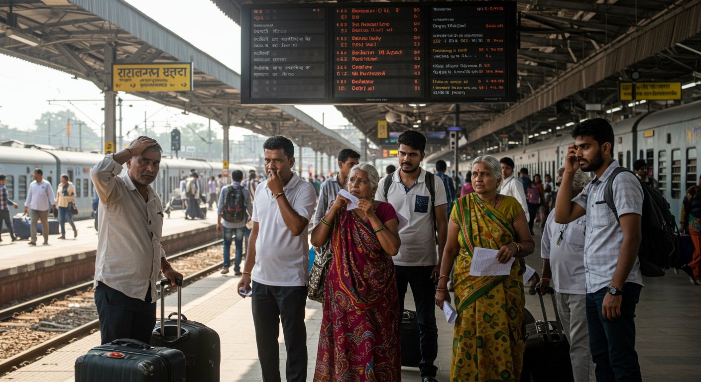 Waiting List Havoc in Trains: No Seats Even for Delhi, Passengers Break into a Sweat