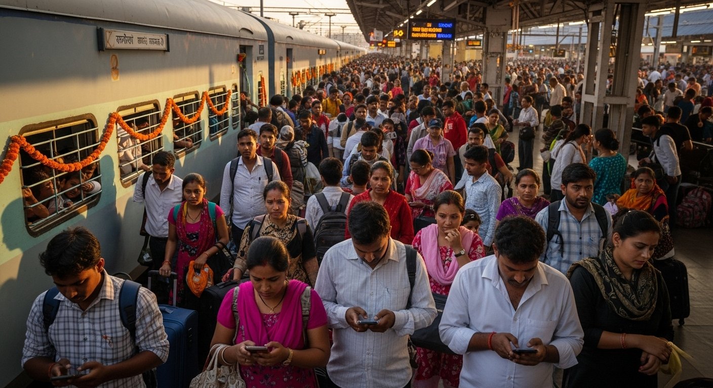 Railways' Big Diwali Announcement: 10 New Special Trains to Run This Week, But The Battle For Confirmed Seats Continues!