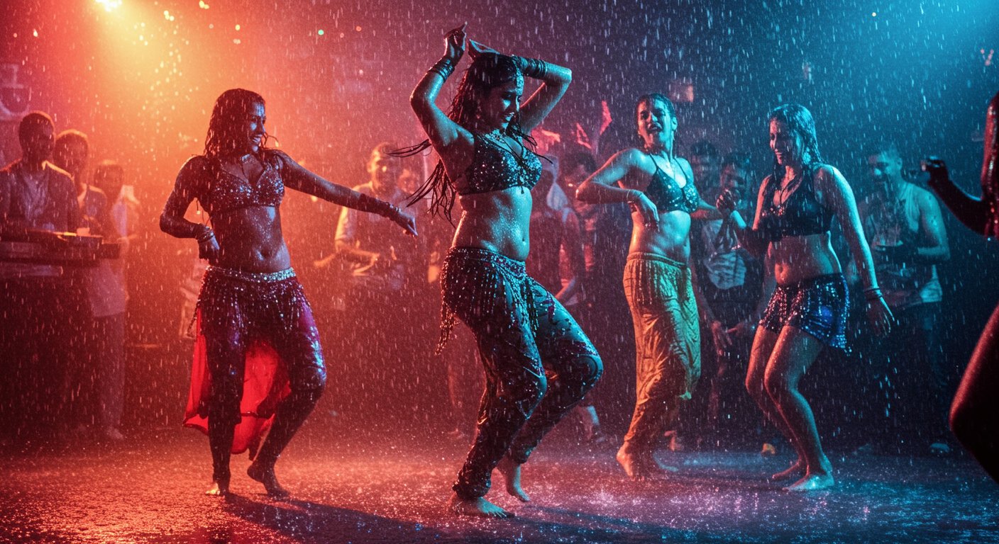 Bar Dancers Grooved Without Umbrellas, Video Went Viral After Getting Drenched In Rain!