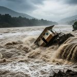 Torrential Rain Wreaks Havoc in Kathua: Public Toilet Swept Away in River, Spine-Chilling Video Goes Viral