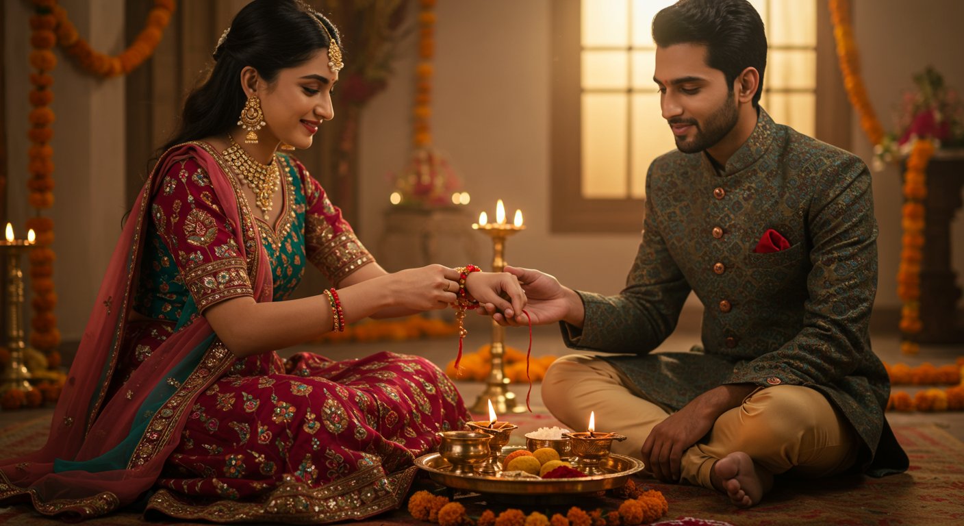 Raksha Bandhan 2025: Rakhi to be Tied Amidst Six Grand Auspicious Conjunctions, Know the Best Time and Ritual for Tying Rakhi to Your Brother!