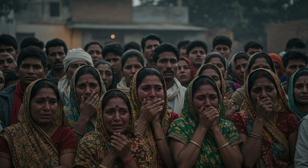 UP: 'Hey Ram!' People Cried Out Helplessly As Mother And Three Innocent Children Died Together; Entire Area In Shock