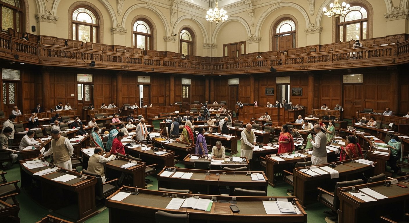 Record Set in UP: Historic 24-Hour Assembly Session Begins, Ministers Assigned Shift Duties
