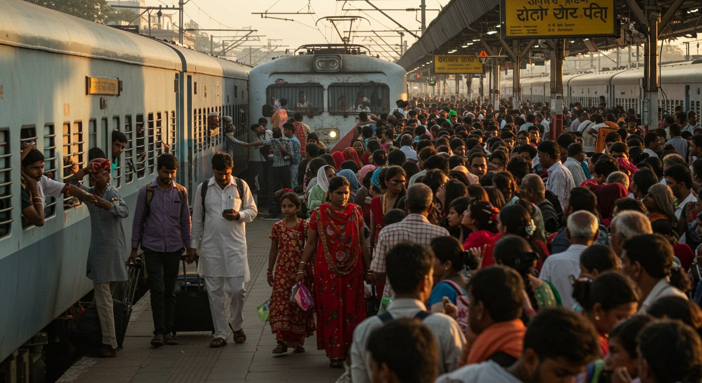 UP Passengers' Festive Season Woes: Regular Trains Fully Booked Instantly, Special Trains Charge Higher Fares