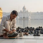 Punjab Education Minister Bains completes religious penance: Apologises by cleaning shoes at Golden Temple; controversy erupted over dancing-singing at martyrdom ceremony.