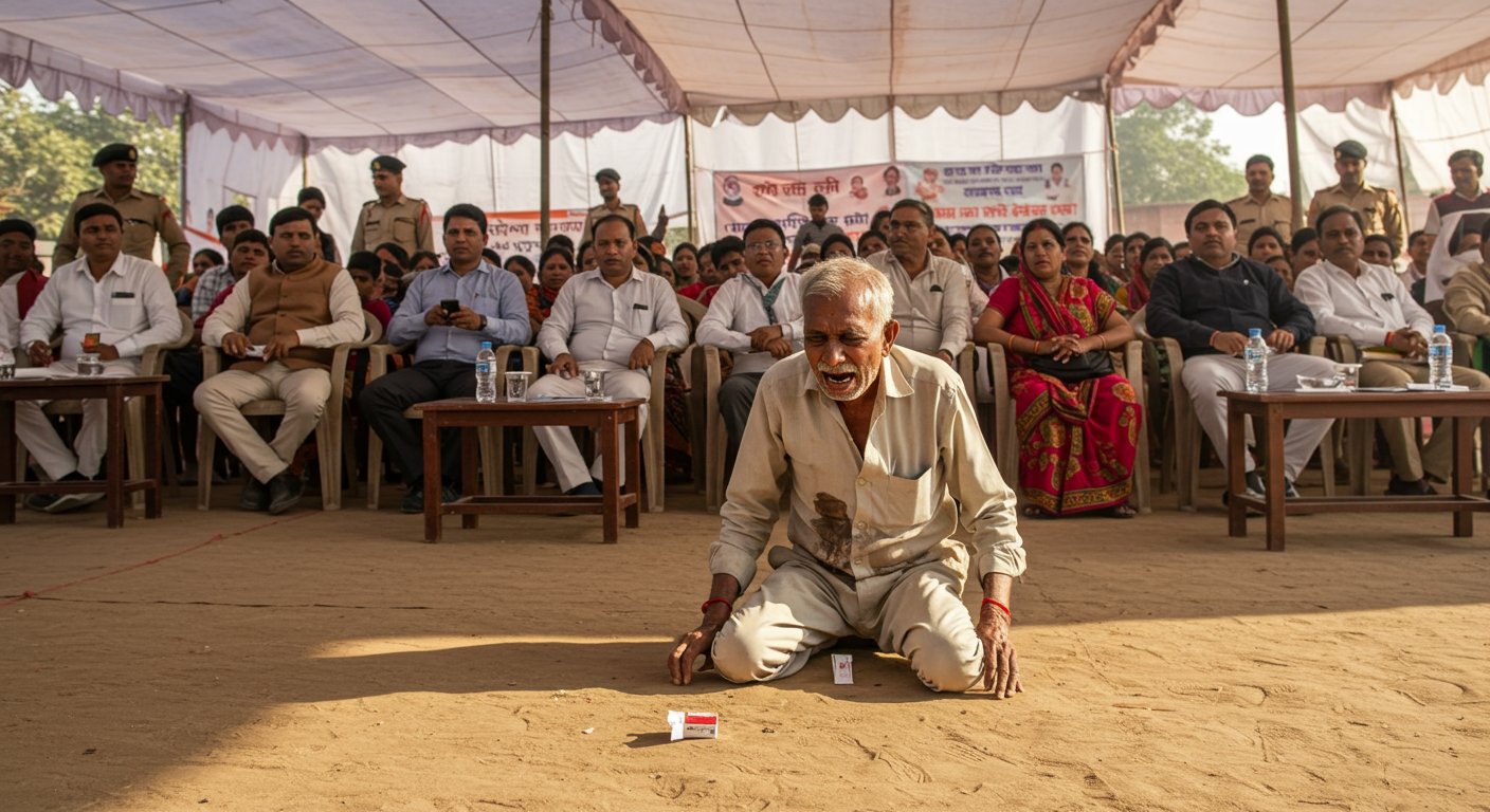 Former soldier consumed poisonous substance at CM Yogi's public darbar: Levels serious allegations of harassment against BJP MLA, creates stir in UP.