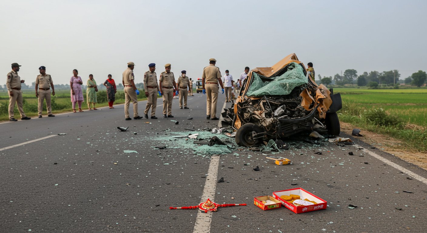 Raksha Bandhan Joys Turn Into Mourning: Three, Including Sister and Sister-in-Law, Killed in Tragic Road Accident, Two Seriously Injured