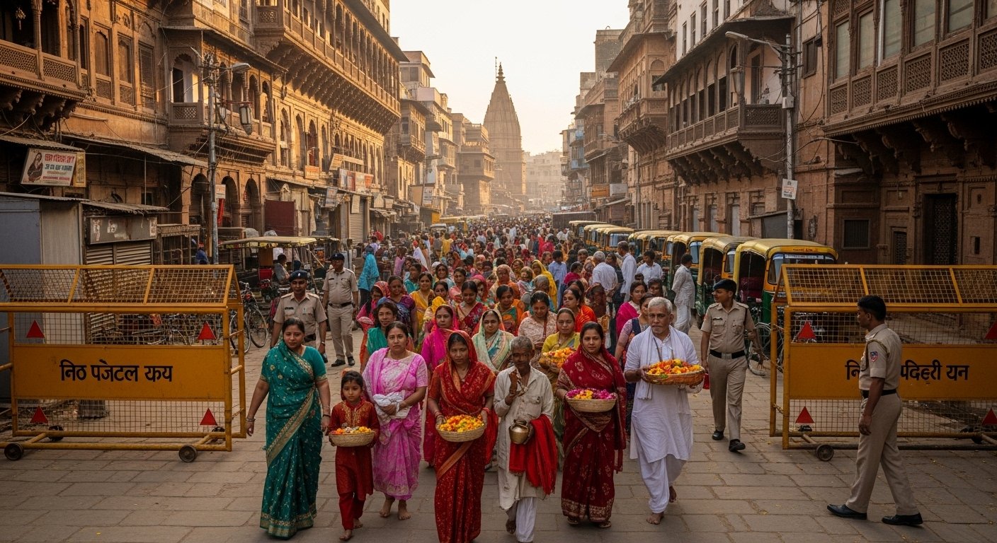 Lolark Shashthi in Varanasi Tomorrow: 32-Hour Route Diversion Implemented, These Roads Declared 'No Vehicle Zones'!