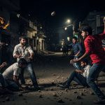 Uproar in Etah over Buffalo Theft Suspicion: Fierce Stone-Pelting Between Two Groups at Midnight, Viral Video of Panic