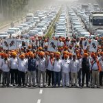 Massive uproar in UP after Maharana Pratap's nameplate removal; Kshatriya community stages huge blockade on Delhi Highway.