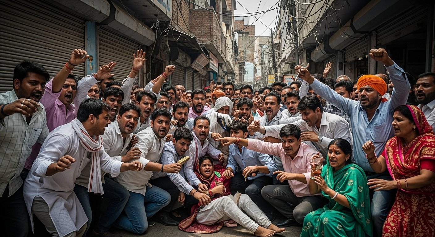 Drone Rumors Wreak Havoc in Bareilly: Mob Brutally Attacks Innocent People, Police Appeals Futile!