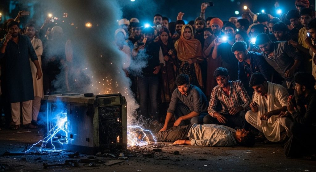 Tragedy Strikes Chehallum Procession in Sambhal: One Youth Tragically Dies, Two Seriously Burnt Due to Generator Short Circuit.