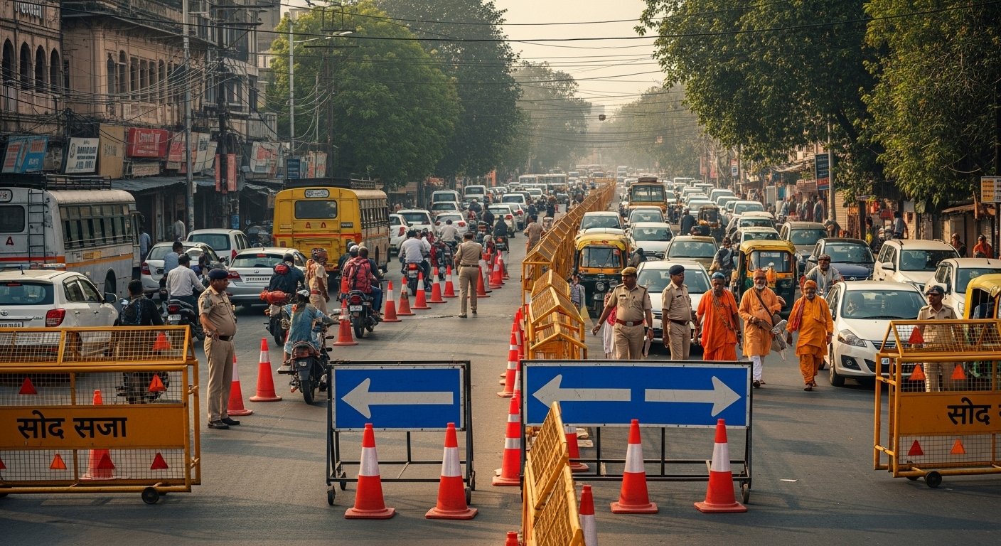 Last Monday of Sawan: Big changes on Bahraich and Ayodhya routes, traffic also diverted in Lucknow
